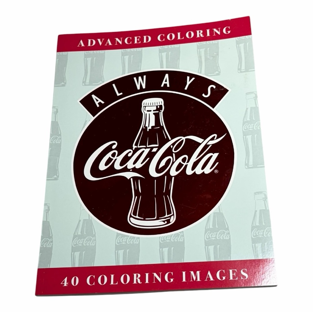 Coca-Cola Classic Coke Adult Coloring Book 40 Pages
